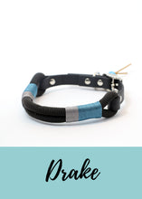 Görseli Galeri görüntüleyiciye yükleyin, mavi gri büyük köpek boyun tasmaları - Rope dog collars