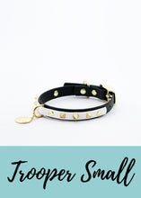 Görseli Galeri görüntüleyiciye yükleyin, The Morning Cloud siyah beyaz küçük köpek tasmaları deri su itici - Biothane Dog Collarsars Leashes